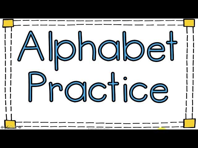 Alphabet Letter Formation and Sound Practice