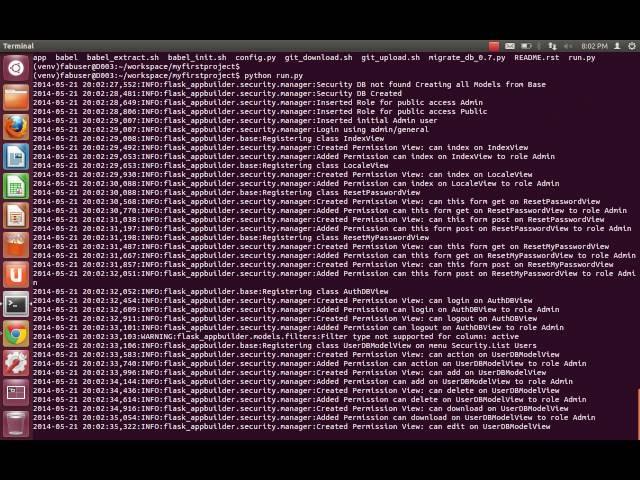 Flask-AppBuilder instalation (1.2.0 and older)