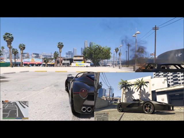GTAV MAKE VISUALS GREAT AGAIN VS VANILLA  GRAPHICS COMPARISON (1080P)