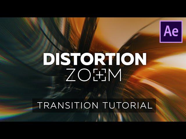 Smooth Distortion Zoom Transition - After Effects Tutorial  - Like Handy Seamless Transitions