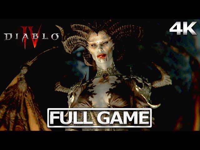 DIABLO 4 Full Gameplay Walkthrough / No Commentary 【FULL GAME】4K 60FPS Ultra HD