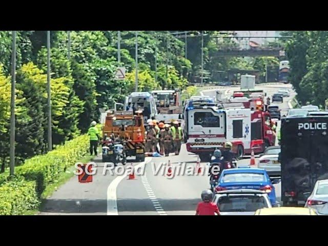 28dec2024 aye truck carrying concrete block fail to secure load