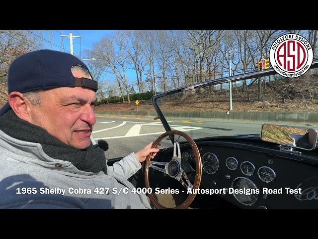 1965 Shelby Cobra 427 S/C 4000 Series - Autosport Designs Road Test