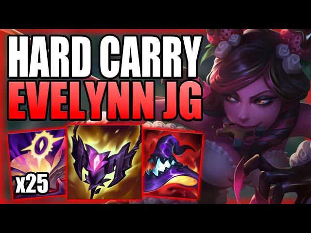 HOW TO PLAY EVELYNN JUNGLE & HARD CARRY YOUR SOLO Q GAMES EASILY! - Gameplay Guide League of Legends