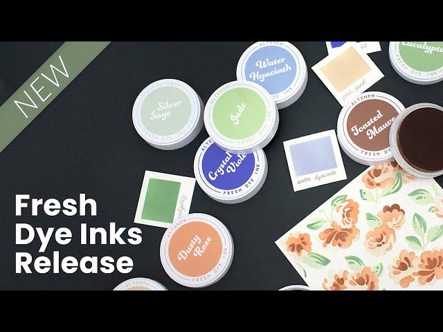 New Round Fresh Dye Inks - SO Easy to Stack!