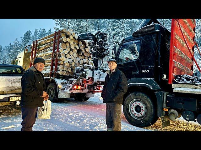 ДЕД НА VOLVO ПОЕХАЛ В РЕЙС А ПРИЕХАЛ БЕЗ ТОРМОЗОВ ,РЕМОНТИРОВАЛИ ВСЕМ ГАРАЖОМ .