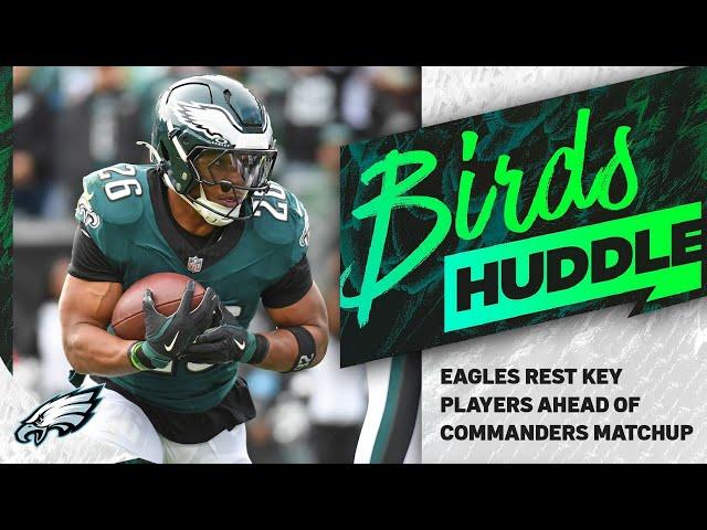 Eagles rest key players ahead of Commanders, Jalen Hurts' historic company | Birds Huddle