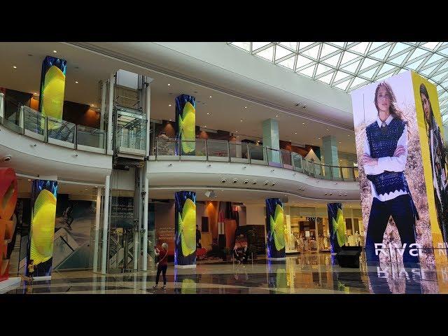 Dynamo LED Displays Huge LED Video Tower in Muscat Grand Mall