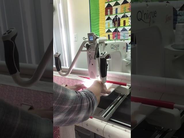 Video #4 how I do pantographs from the front of my longarm