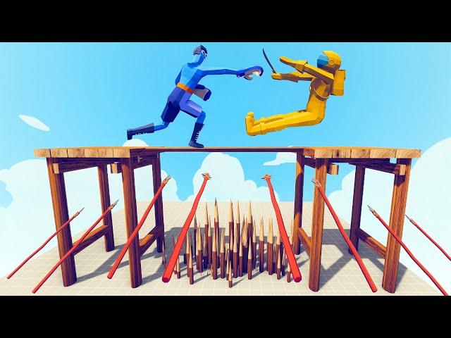 BOXER & 6 SPEAR THROWERS vs EVERY UNIT| TABS - Totally Accurate Battle Simulator