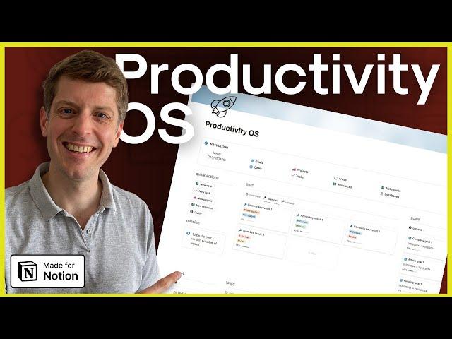 How to Use NOTION for Productivity | TEMPLATE Tour