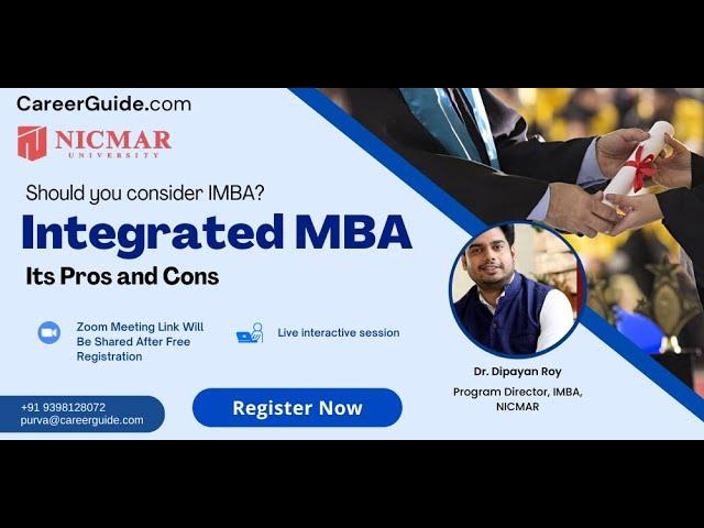 Integrated MBA : Its Pros and Cons