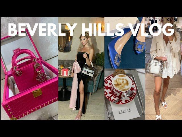 BEVERLY HILLS BDAY LUXURY SHOPPING VLOG | HERMÉS, CHANEL, DIOR, SAKS, THE REAL REAL 