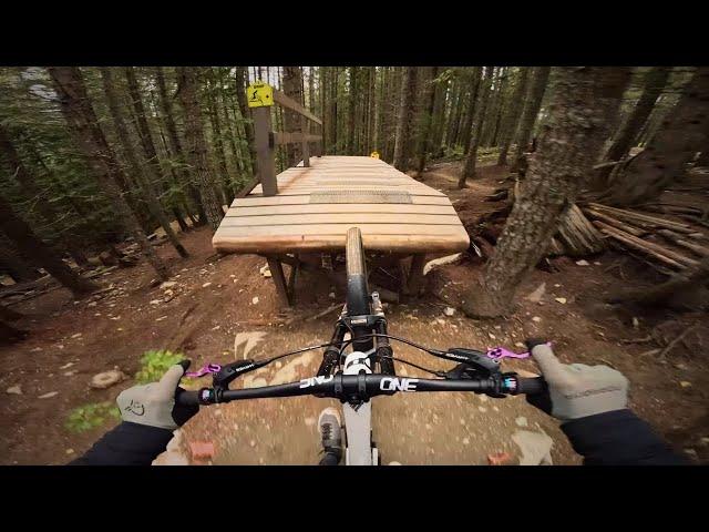 First Ride on my new Downhill Bike size Large in Whistler!