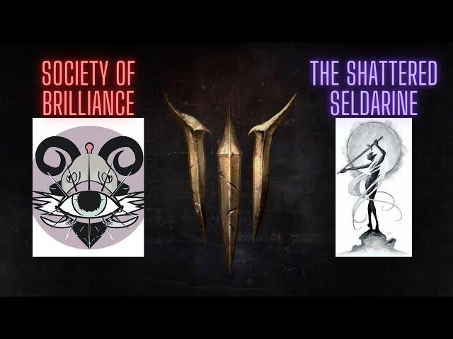 (MADE PRE RELEASE) The Society of Brilliance analysis and The Shattered Seldarine (LORE)