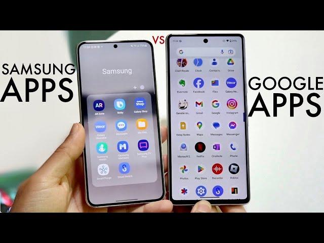 Samsung Applications Vs Google Applications! (Comparison) (Review)