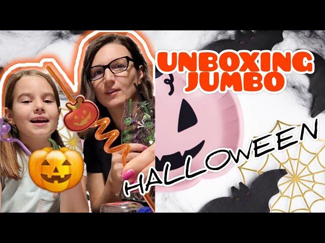 Desfac cu mami cumpărăturile de la JUMBO #jumbo #shopping #toys #jucării #haul #halloween #school