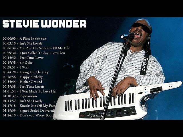 Stevie Wonder Greatest Hits Collection - Top Hits Of Stevie Wonder Songs Playlist Ever