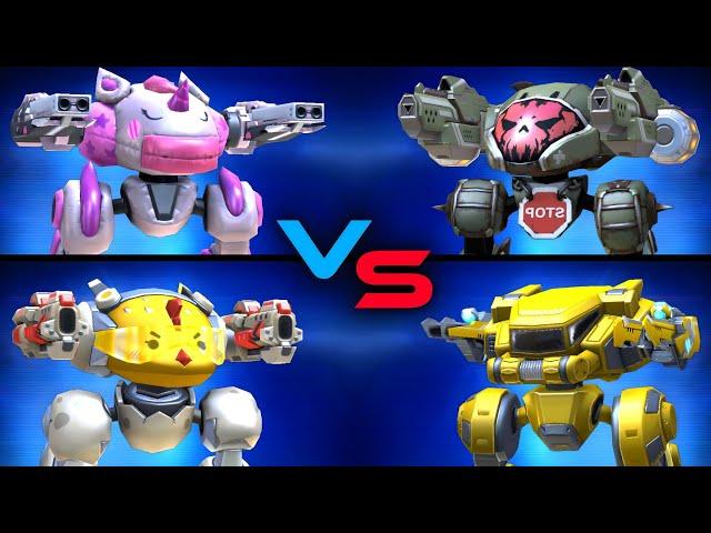 Lancer - Ember Gun Vs Shotgun Vs Arc Torrent Vs Fragment Gun - Mech Arena