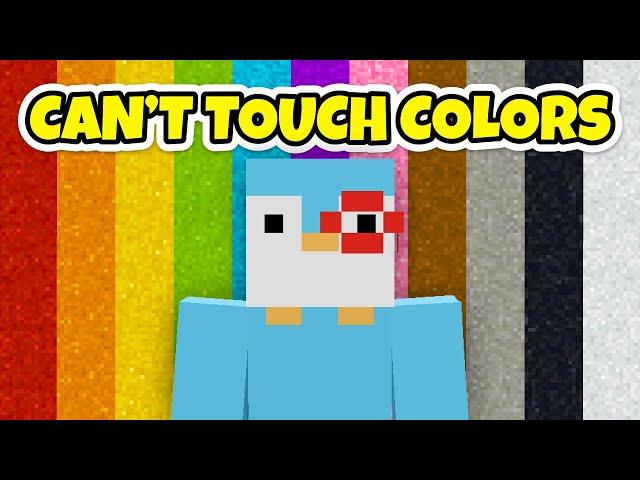 Minecraft, But I Can't Touch Colors Compilation