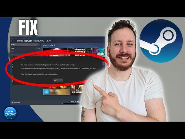 How To Fix Disk Write Error On Steam