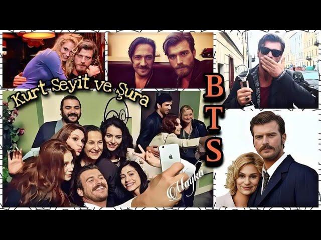 Kıvanç Tatlıtuğ - Farah Zeynep Abdullah - Kurt Seyit Ve Şura Team (Backstage) 2014.