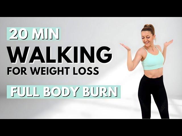 20 Min STEADY STATE WALKING for WEIGHT LOSSALL STANDINGNO JUMPINGKNEE FRIENDLYLISS WORKOUT