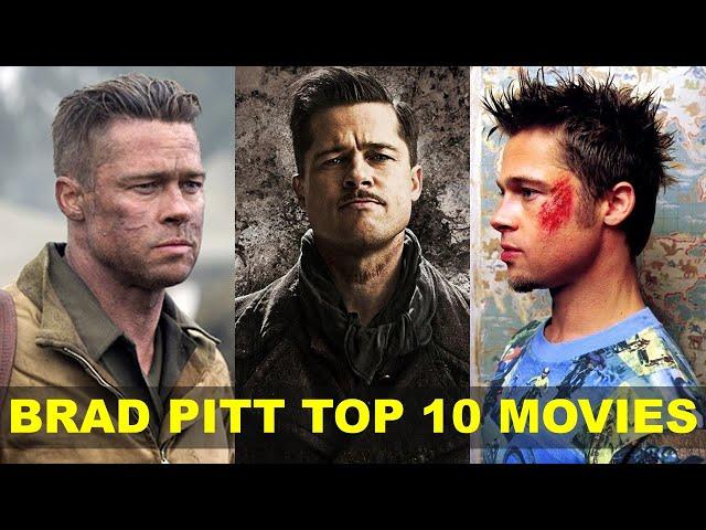 Brad Pitt Top 10 Movies | Best Movies of Brad Pitt