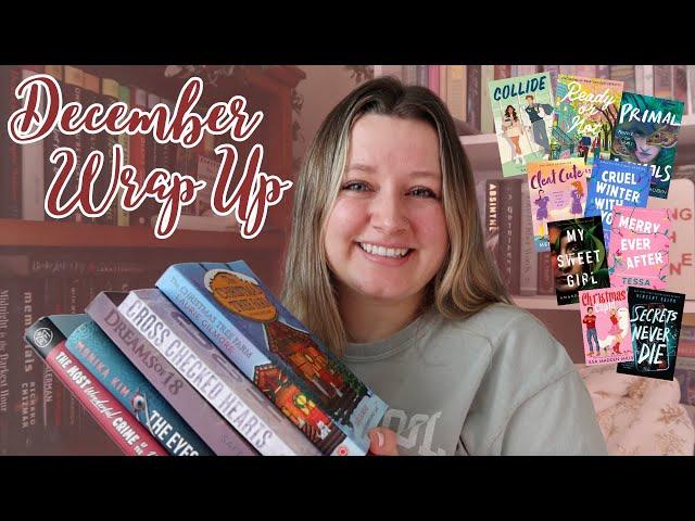 december WRAP UP || fourteen books (romance, thrillers, horror, and mysteries)!