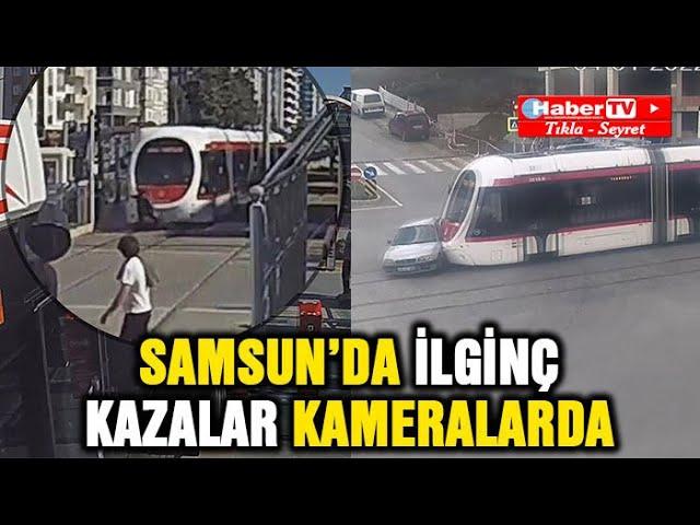 Samsun'da ilginç kazalar kamerada - Samsun Haber - Samsun Haber Gazetesi