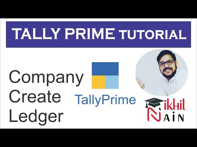 Tally Prime Company Create in Hindi by Sirji | Tally Prime Ledger Create in Hindi by Sirji