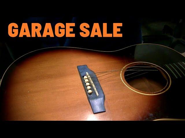 626 RSW One Mans Junk Is Another Mans Treasure - GARAGE SALE 1966 GIBSON GUITAR REPAIR