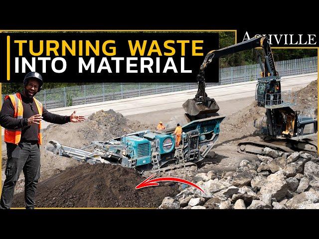 How A CRUSHER Works to Create RECYCLED MATERIAL