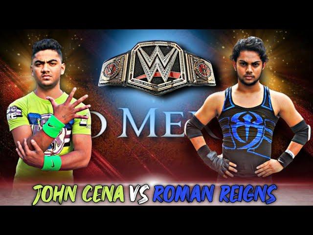 WWE India  Roman Reigns vs John Cena 2017 No Mercy Full Match | Backyard Wrestling