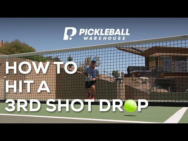 How to hit a reliable third shot drop in pickleball, plus why it is important & how to improve it