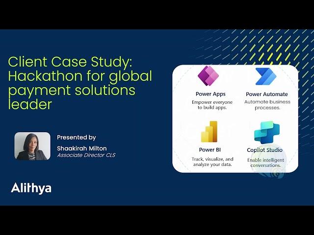 Client Case Study: Hackathon for global payment solutions leader