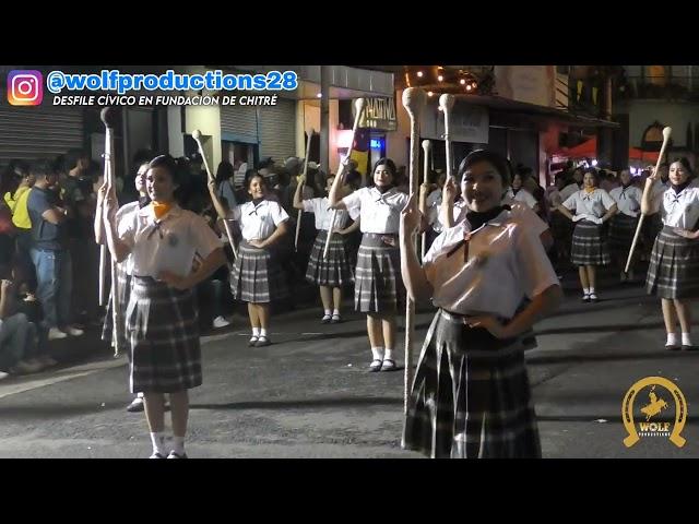 Colegio San Vicente de Paul de Santiago en Desfile de Chitre 2024