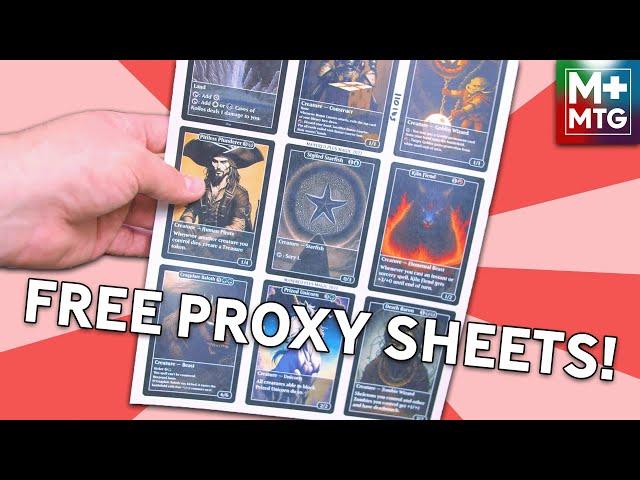 How to Print Manfred Plus Magic Token Sheets