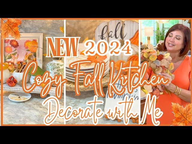 NEW  | DECORATE WITH ME For AUTUMN | How To | COZY KITCHEN 2024 & Pumpkin Soup Recipe!