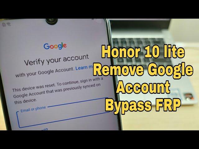 Honor 10 lite (HRY-LX1). Remove Google Account, Bypass FRP. UnlockTool One Click.