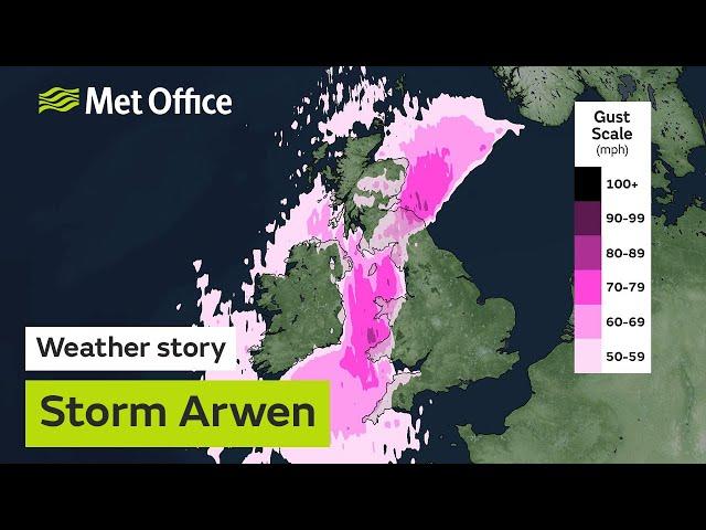 Storm Arwen to bring wind and snow 25/11/21