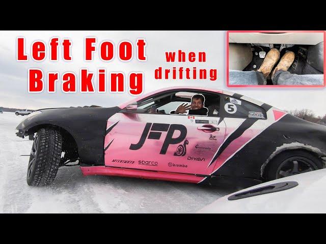 How to Left Foot Brake/ Drifting on the ice