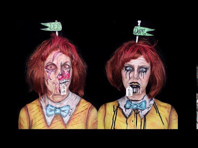 Halloween Makeup On My Mom!