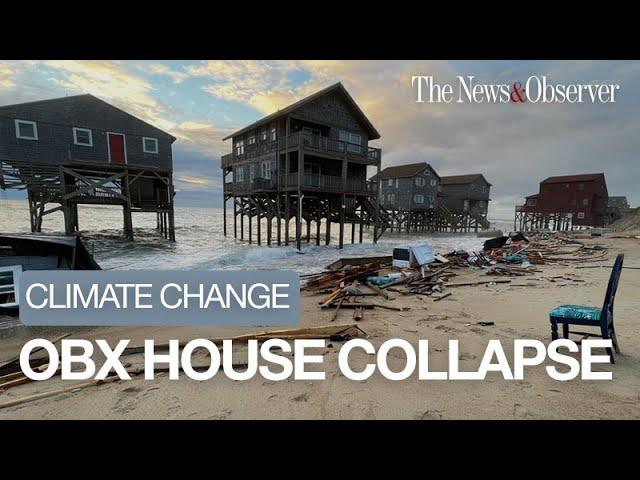 Oceanfront home collapses on Outer Banks, the eighth in past four years