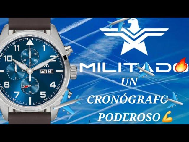 ASEQUIBLE Y PODEROSOMUCHO RELOJ X POCO DINEROMILITADO CRONÓGRAFO ML04