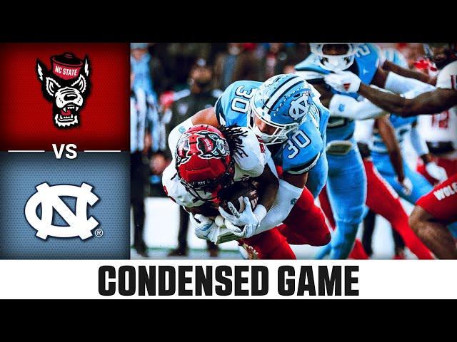 NC State vs. North Carolina Condensed Game | 2024 ACC Football