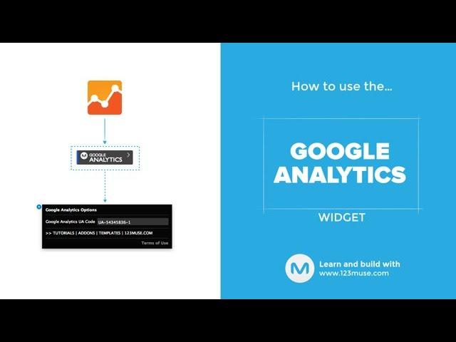 Google Analytics widget for Adobe Muse, from http://www.123Muse.com