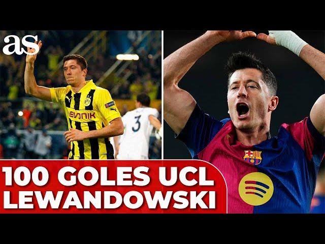 ROBERT LEWANDOWSKI y la MÁGICA CIFRA de los 100 GOLES en CHAMPIONS LEAGUE