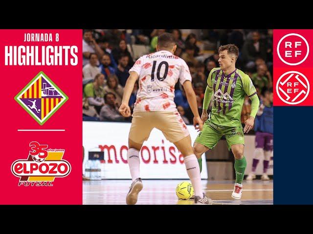 Resumen #PrimeraDivisiónFS | Illes Balears Palma Futsal 2-2 ElPozo Murcia Costa Cálida | Jornada 8