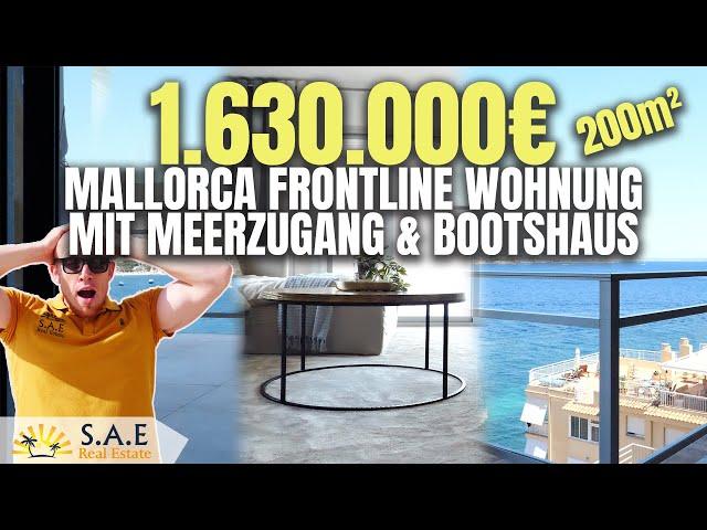 MALLORCA FRONTLINE WOHNUNG MIT MEERZUGANG UND BOOTSHAUS?!